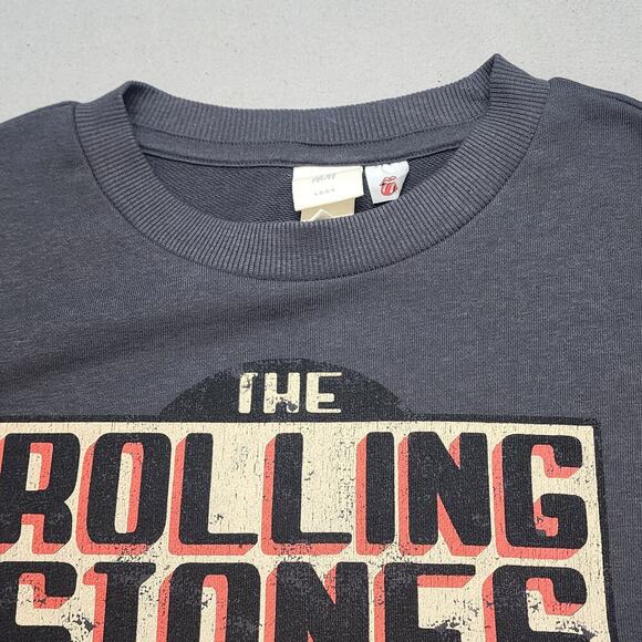 H&M The Rolling Stones Vintage‎ Inspired Women's Gray Sweatshirt Size XS - Picture 4 of 6
